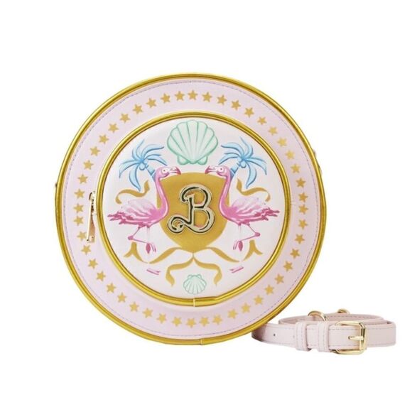 Loungefly Mattel Barbie Movie Logo Crossbody Purse - Picture 1 of 4